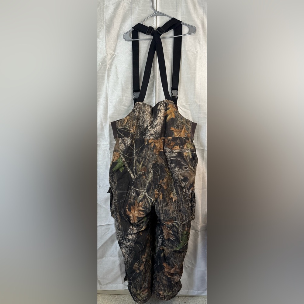 Camouflage Hunting Overalls with Suspenders - Picture 9 of 9